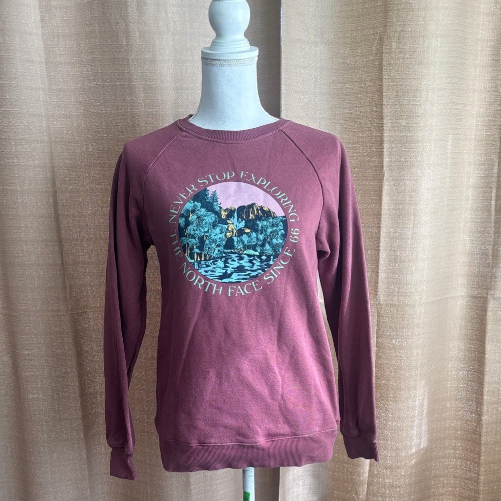 The North Face Maroon Adventure Sweatshirt